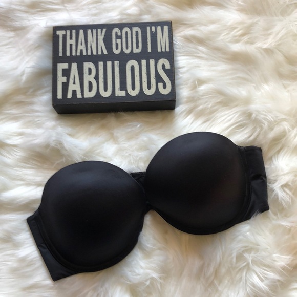 Victoria's Secret Other - Victoria’s Secret black strapless bra 36C